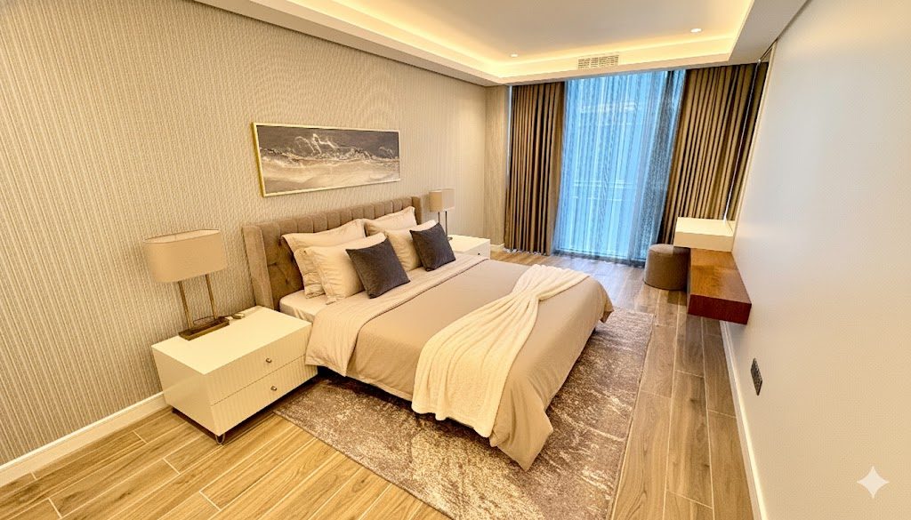 Two-Bedroom Apartment with Three Bathrooms
