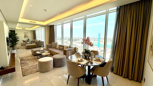 Two-Bedroom Apartment with Three Bathrooms