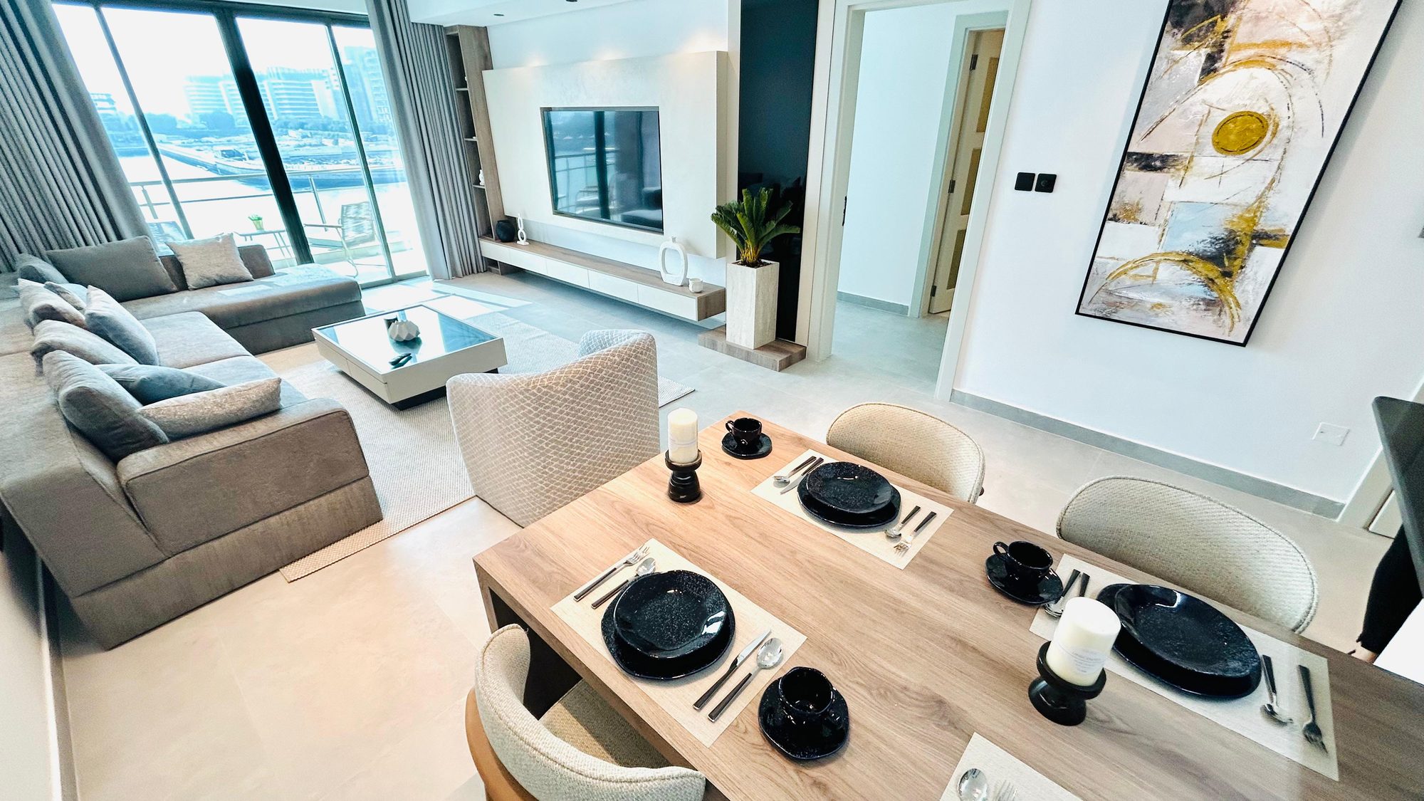 One Bedroom Apartment with Two Bathrooms