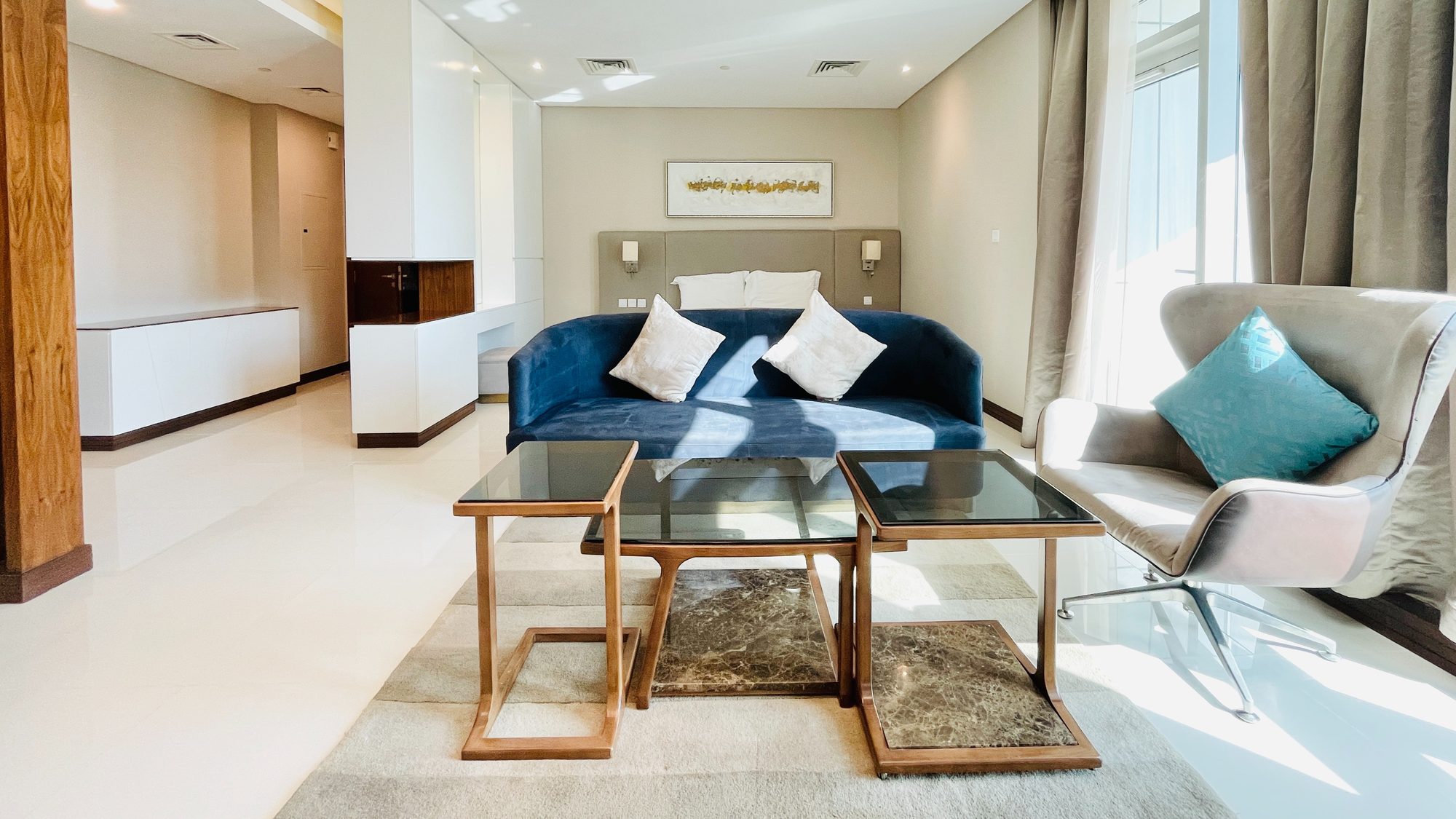 Studio Apartment with Balcony and Pool Access