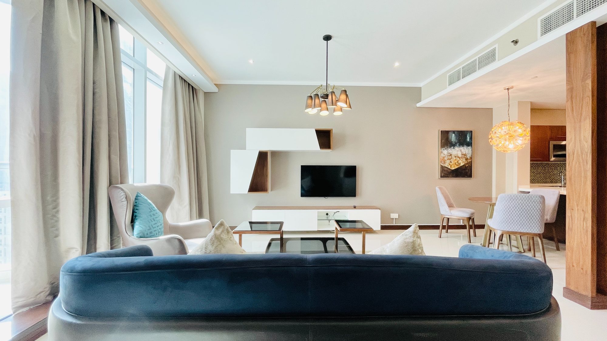 Studio Apartment with Balcony and Pool Access