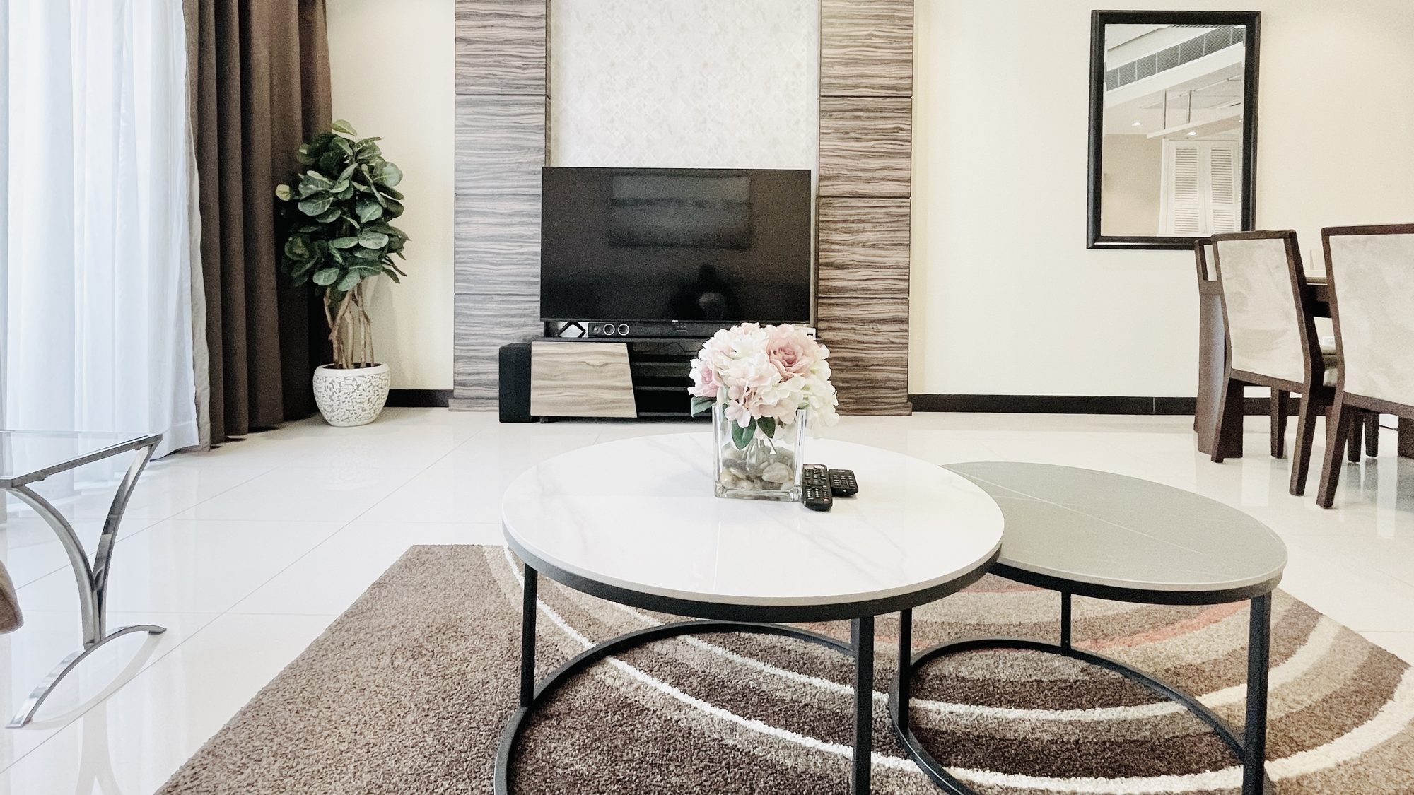 Two-Bedroom Apartment with Balcony and Gym