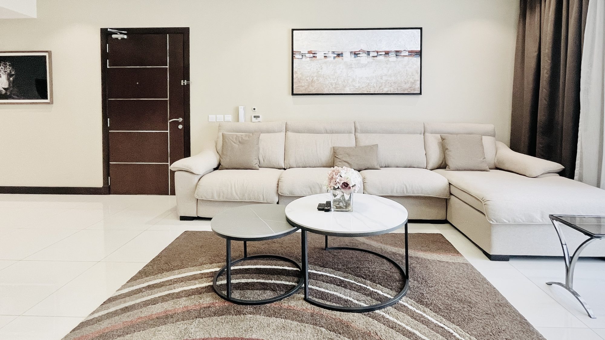 Two-Bedroom Apartment with Balcony and Gym