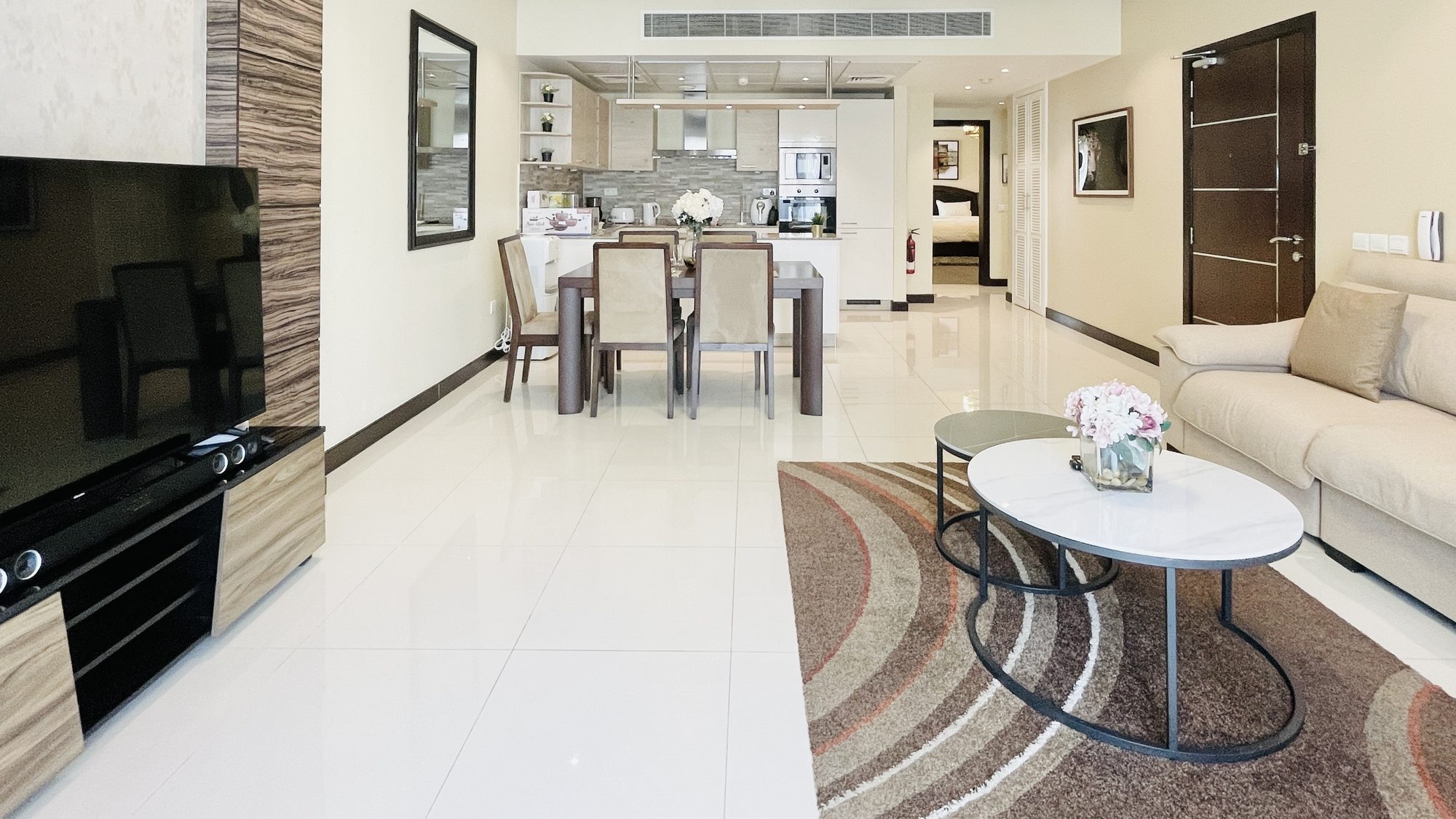 Two-Bedroom Apartment with Balcony and Gym