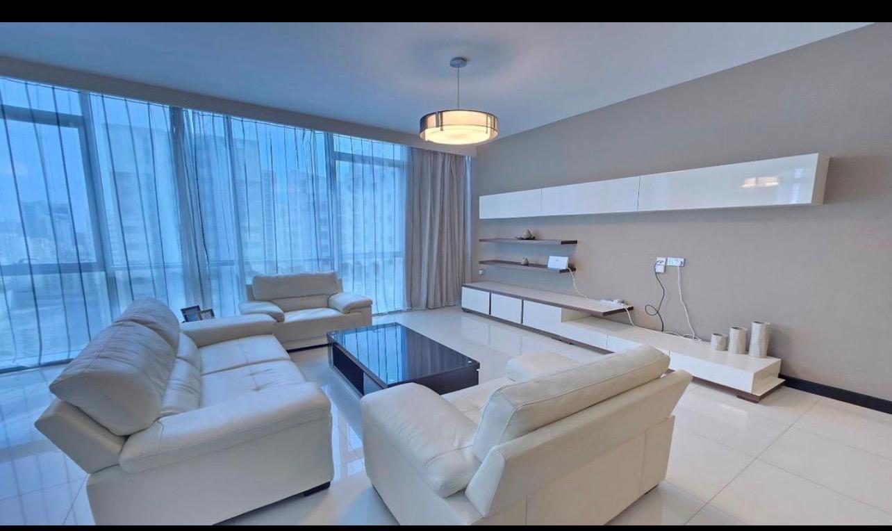 Three-Bedroom Apartment with Maid Room and Pool