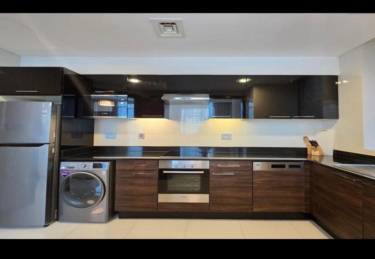 Three-Bedroom Apartment with Maid Room and Pool