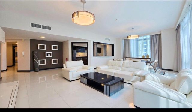 Three-Bedroom Apartment with Maid Room and Pool