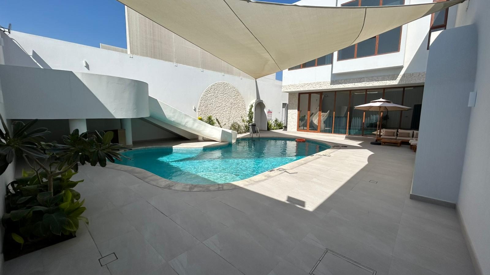 Two-Bedroom Compound with Jacuzzi and Pool