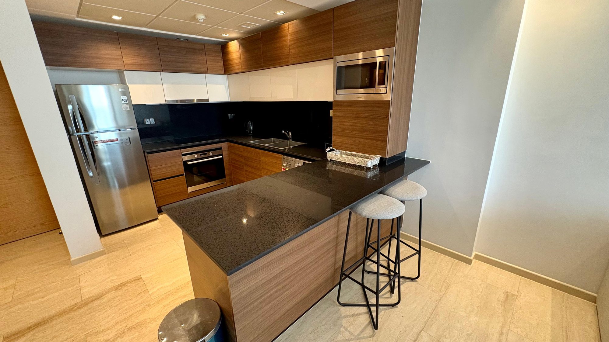 One Bedroom Apartment with Two Bathrooms