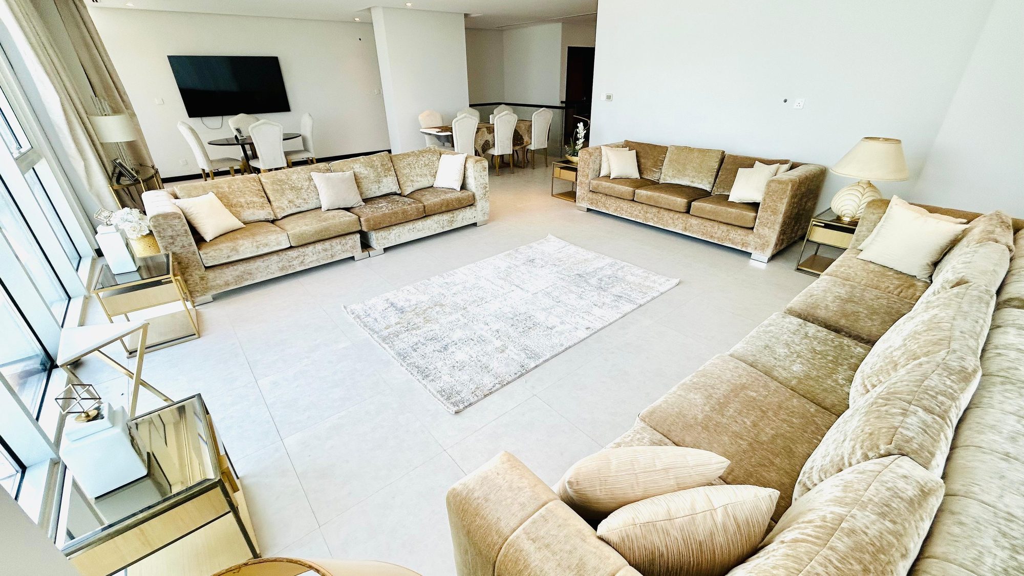 Three Bedroom Apartment with Maids Room and Garden