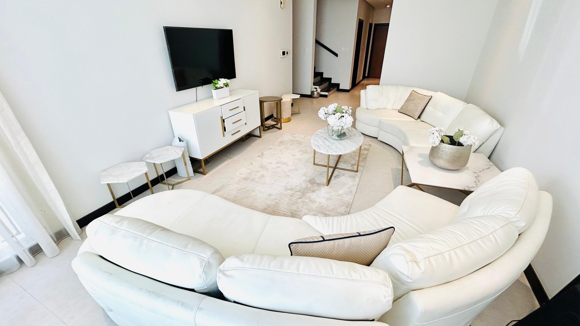 Three Bedroom Apartment with Maids Room and Garden