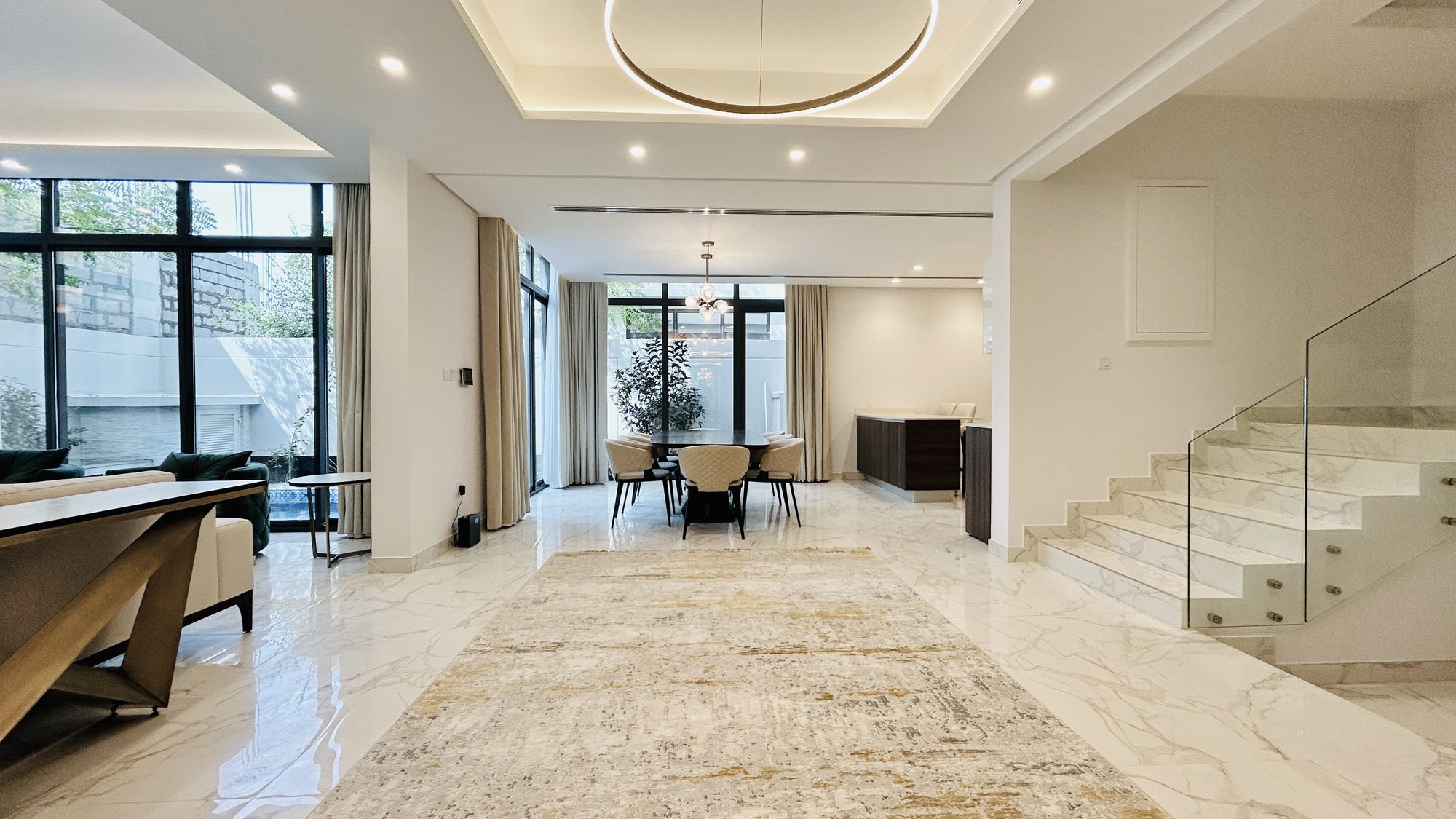 Four-Bedroom Villa with Private Pool and Gym