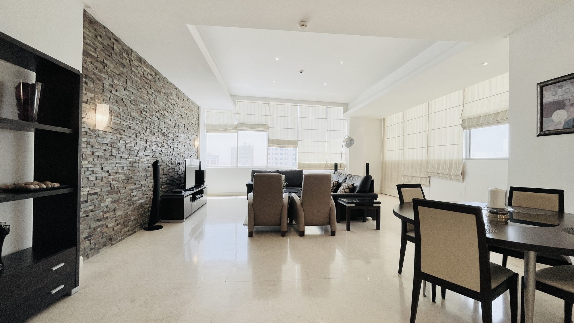 Three-Bedroom Apartment with Four Bathrooms