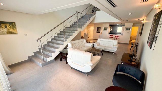 One-Bedroom Duplex with Dual Bathrooms