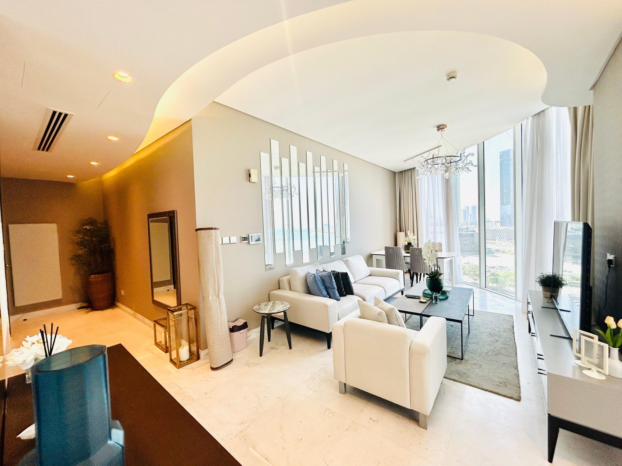 One Bedroom Apartment with Two Bathrooms