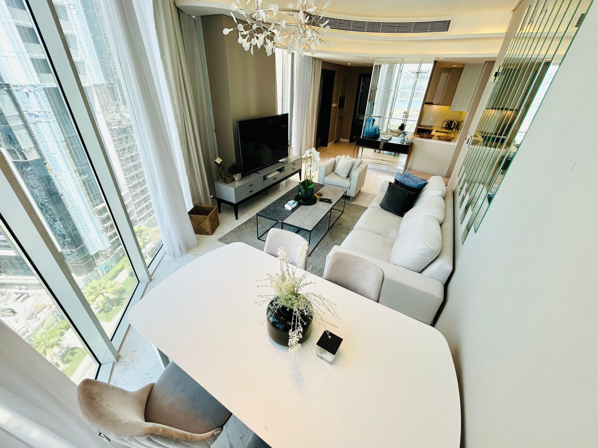 One Bedroom Apartment with Two Bathrooms