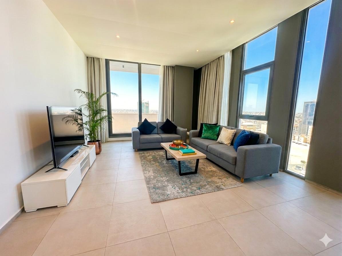 Two-Bedroom Apartment with Three Bathrooms