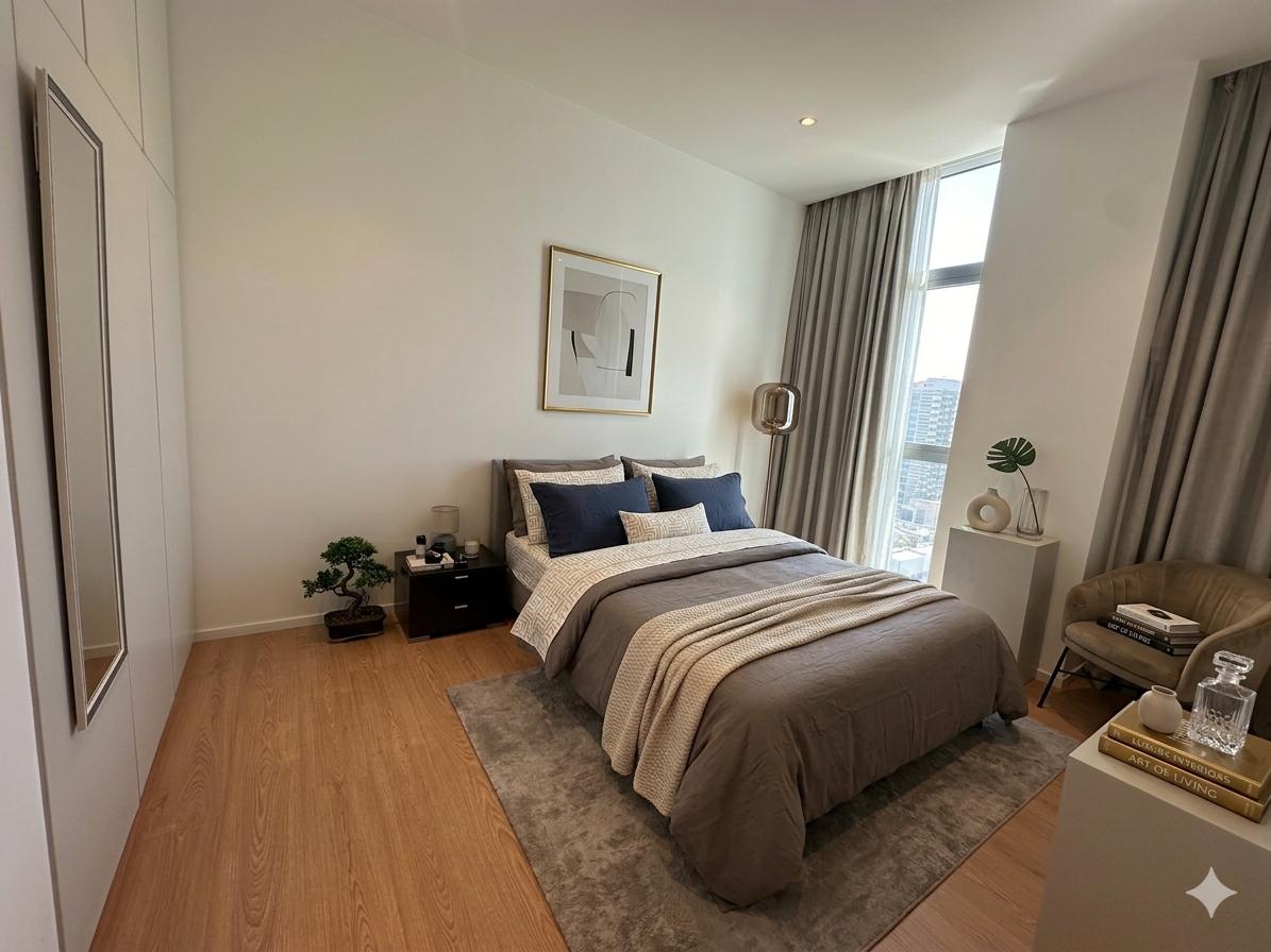Two-Bedroom Apartment with Three Bathrooms
