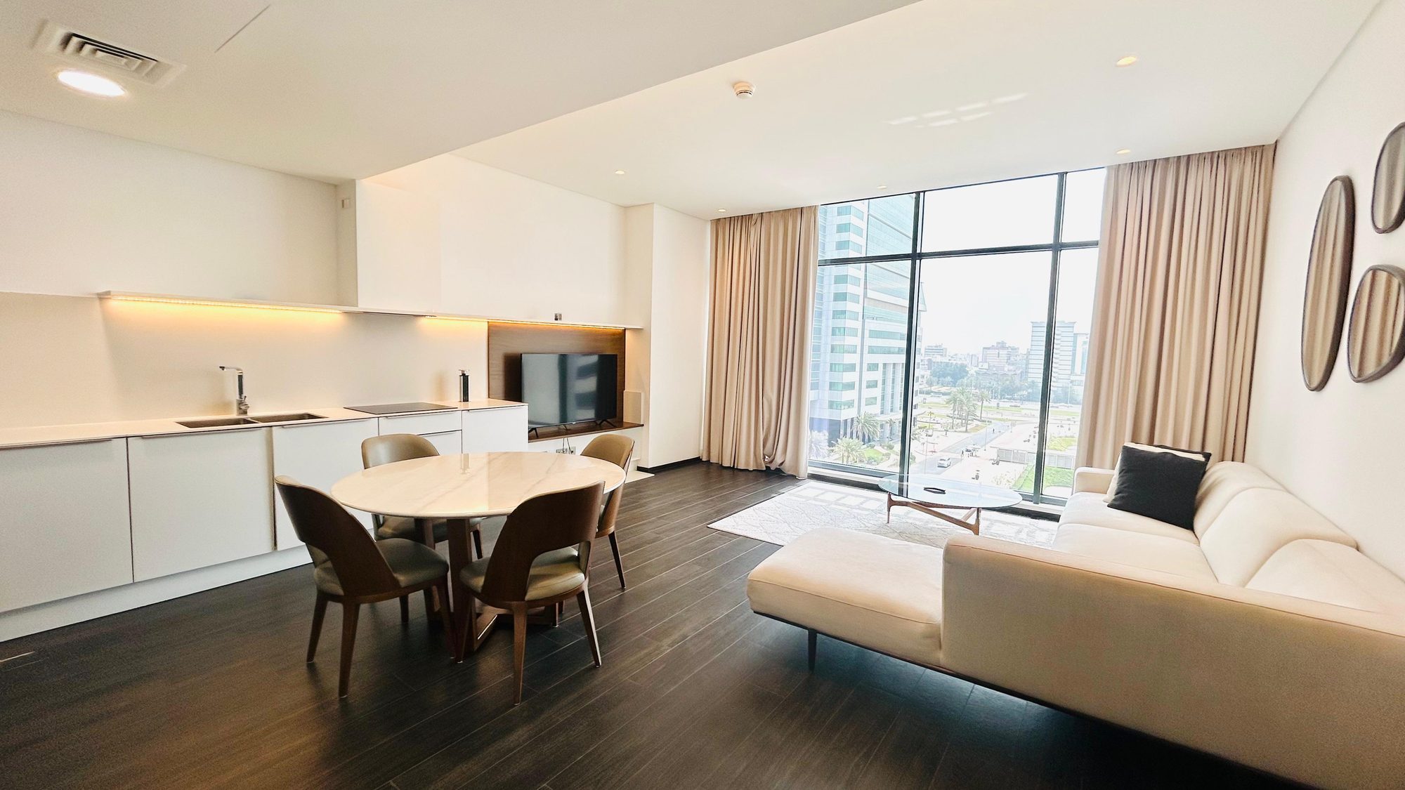 One Bedroom Apartment with Two Bathrooms