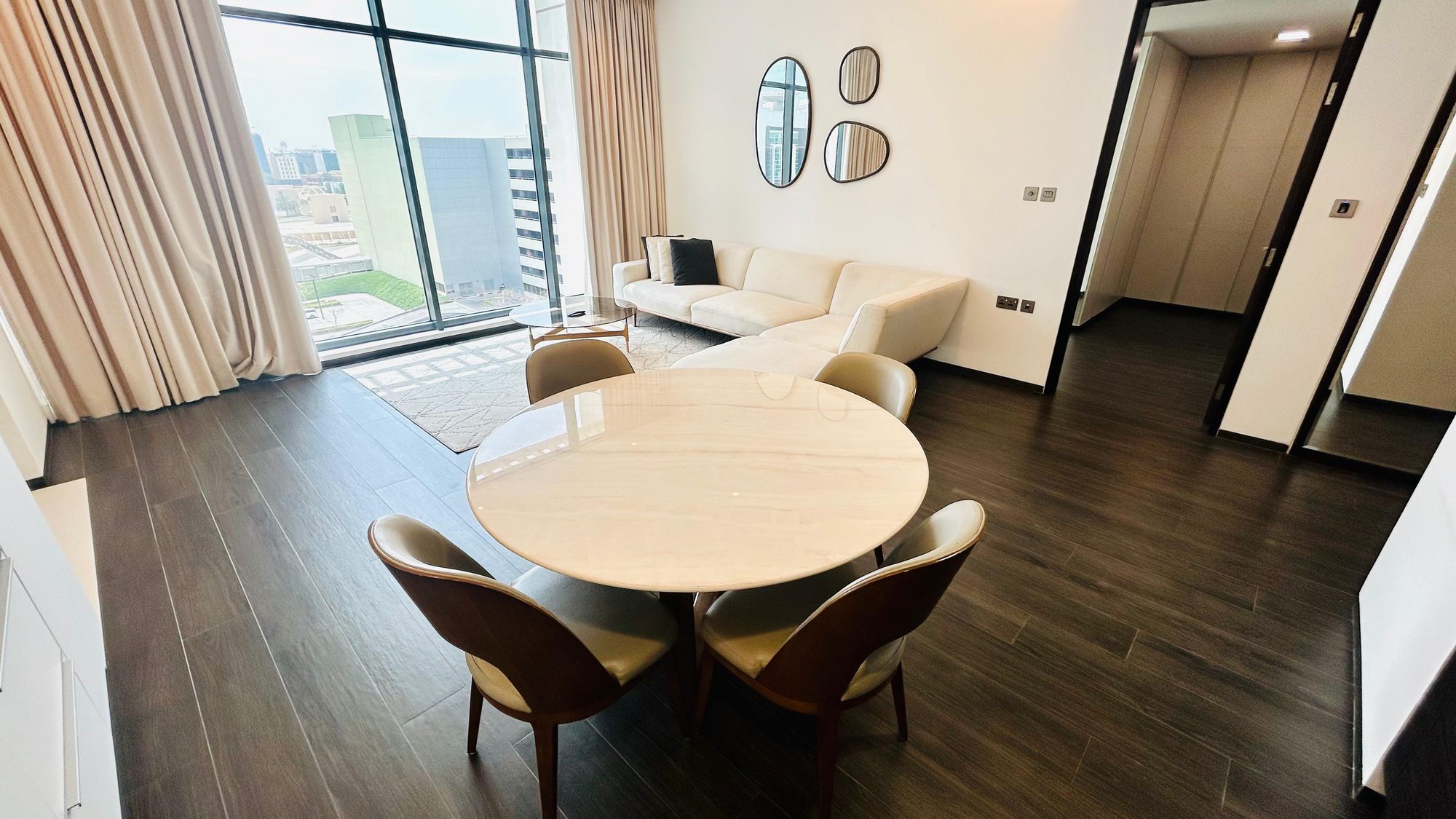 One Bedroom Apartment with Two Bathrooms