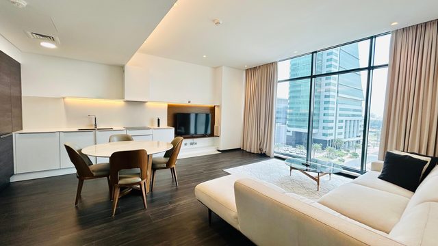 One Bedroom Apartment with Two Bathrooms