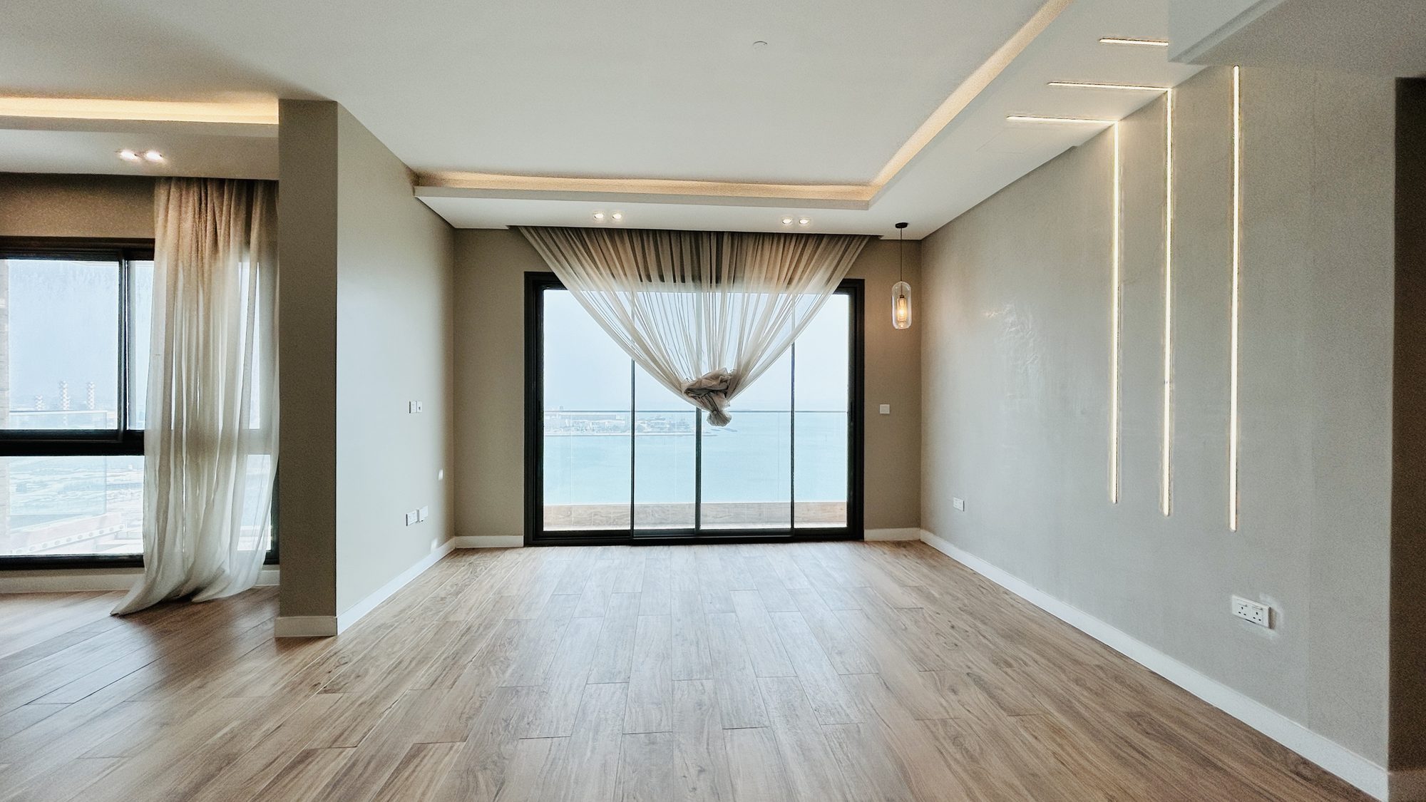 Three-Bedroom Apartment with Water Views