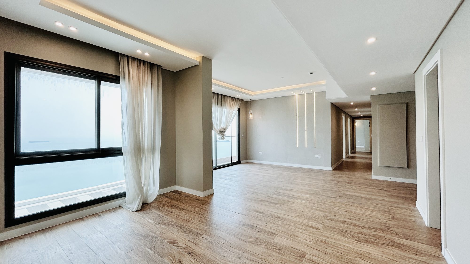 Three-Bedroom Apartment with Water Views