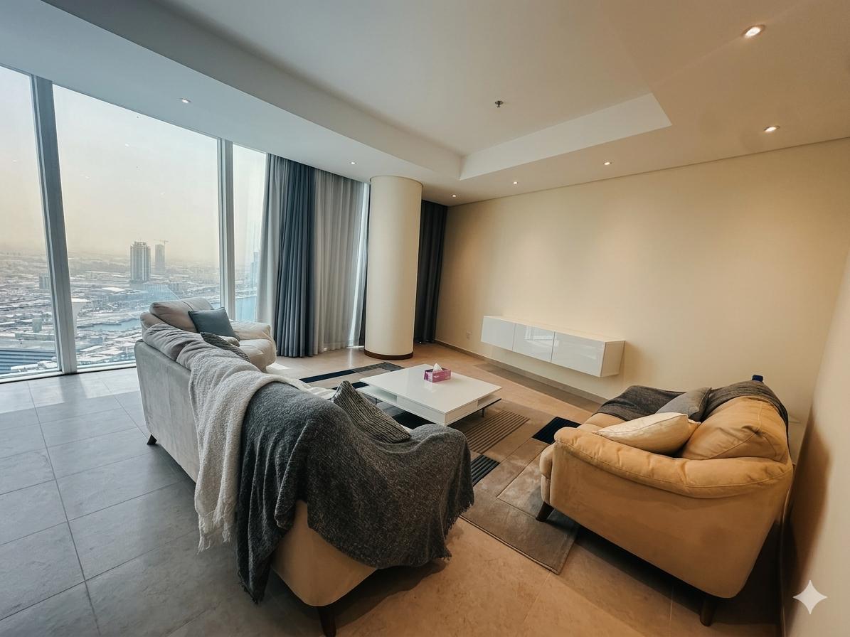 Two-Bedroom Apartment with Three Bathrooms