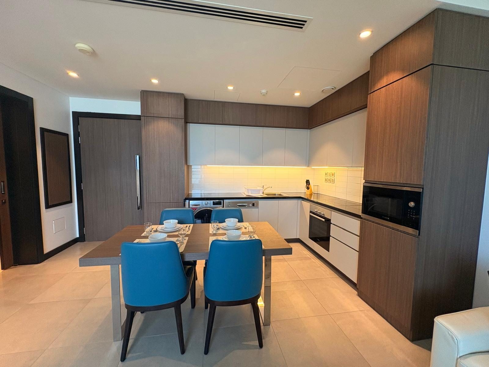 1-Bedroom Apartment with Water Views and Balcony