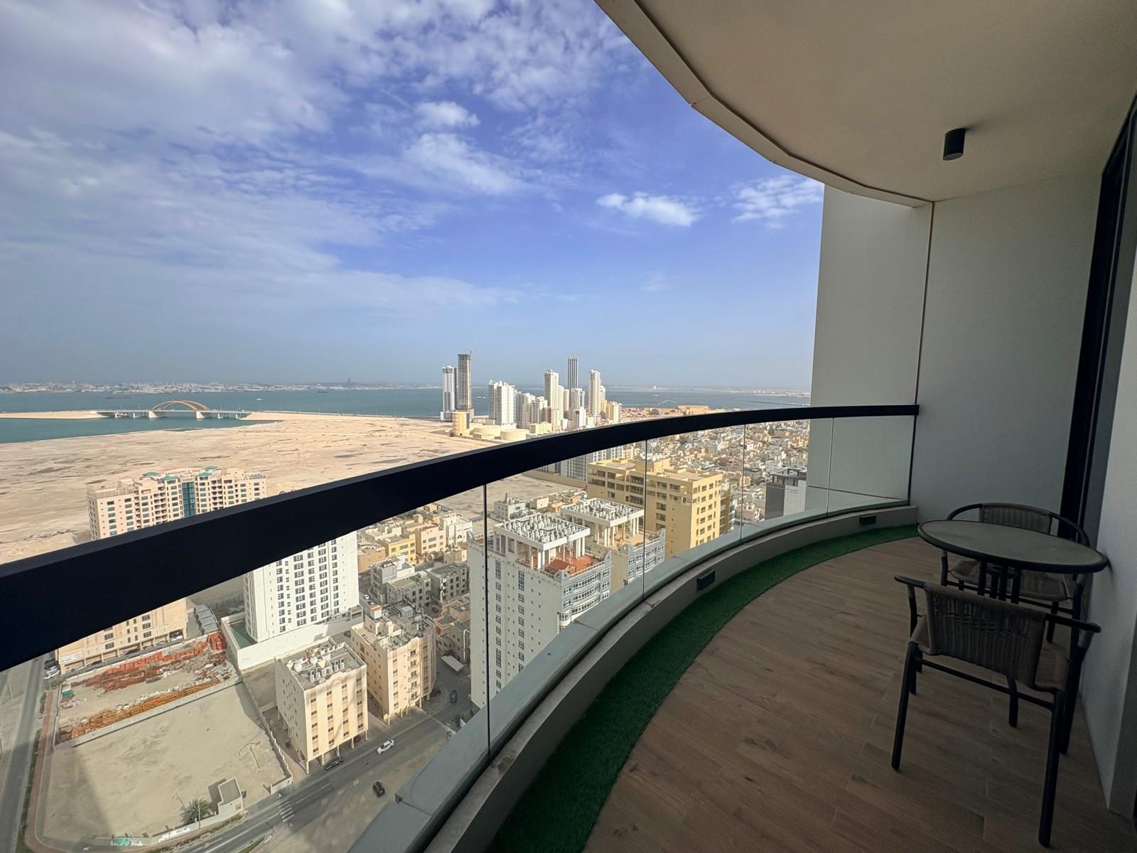 1-Bedroom Apartment with Water Views and Balcony