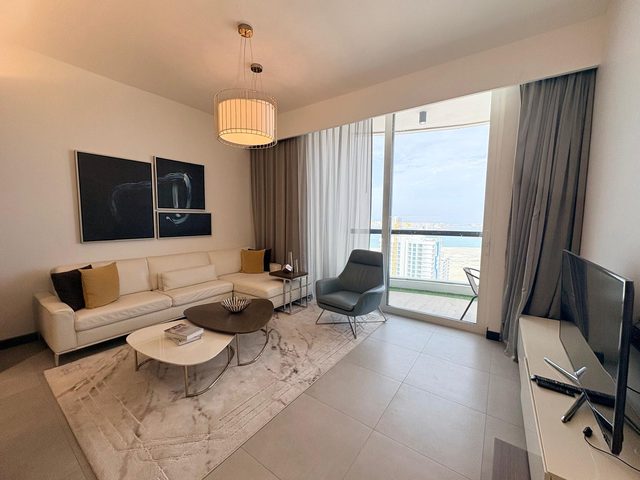 1-Bedroom Apartment with Water Views and Balcony
