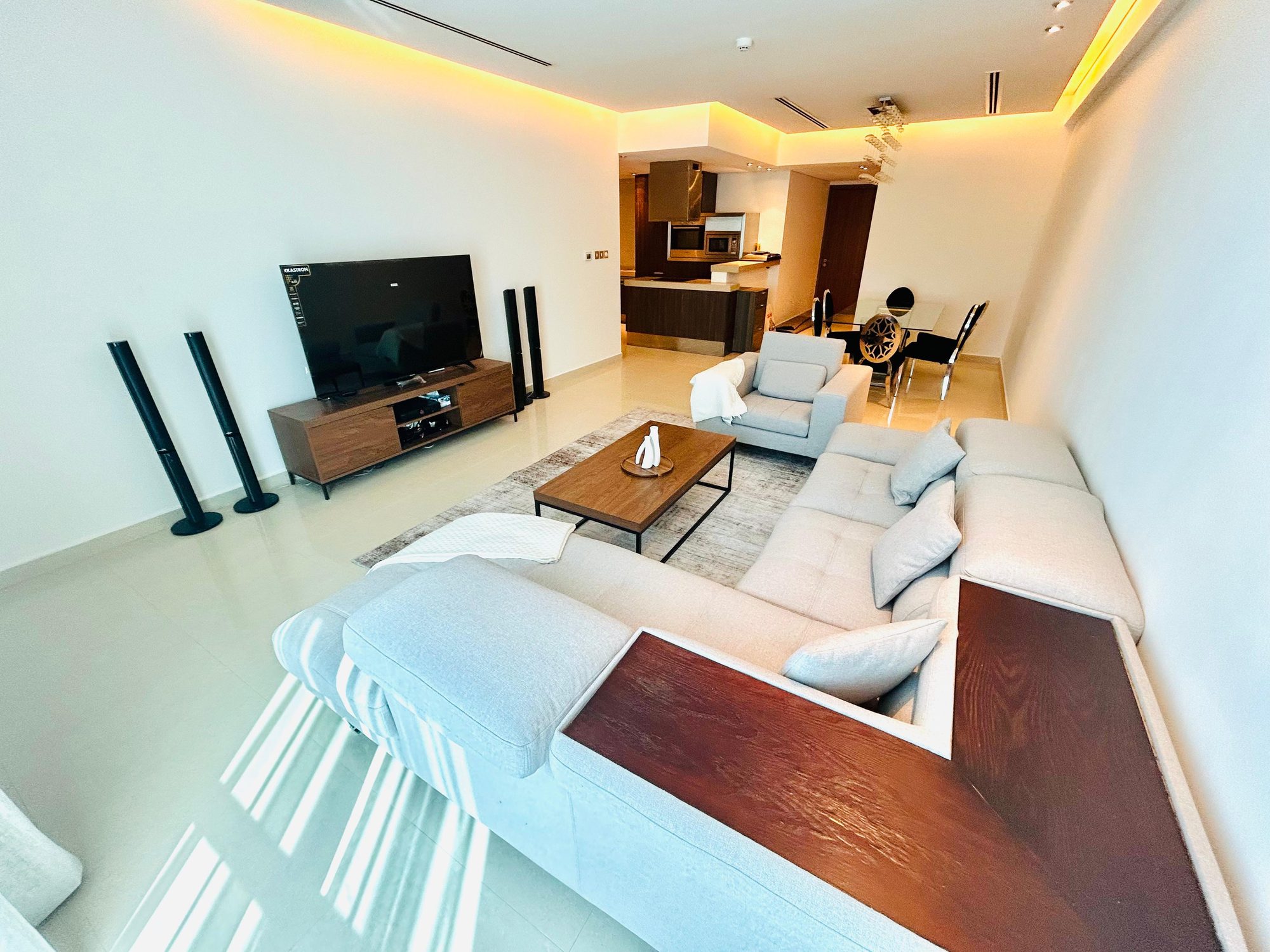 Two-Bedroom Apartment with Gym and Maid Service