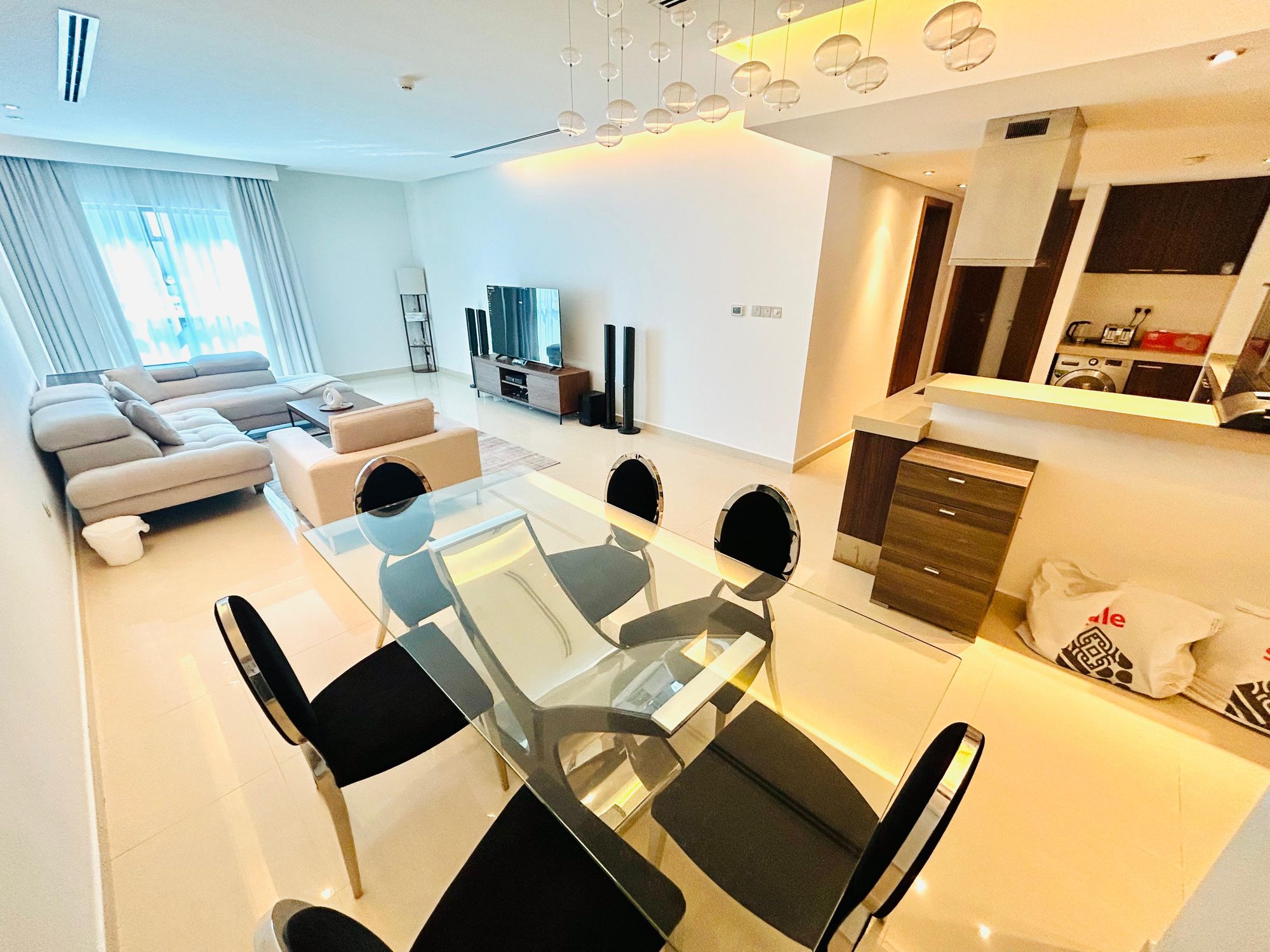 Two-Bedroom Apartment with Gym and Maid Service