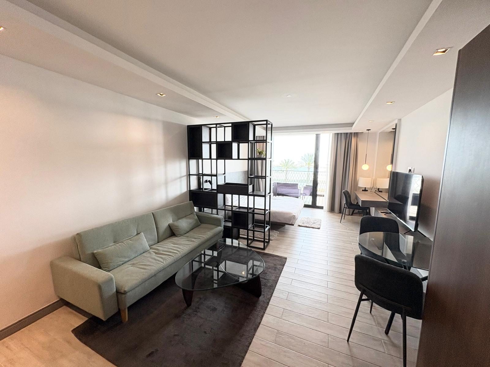 One-Bedroom Apartment with Balcony and Landmark View