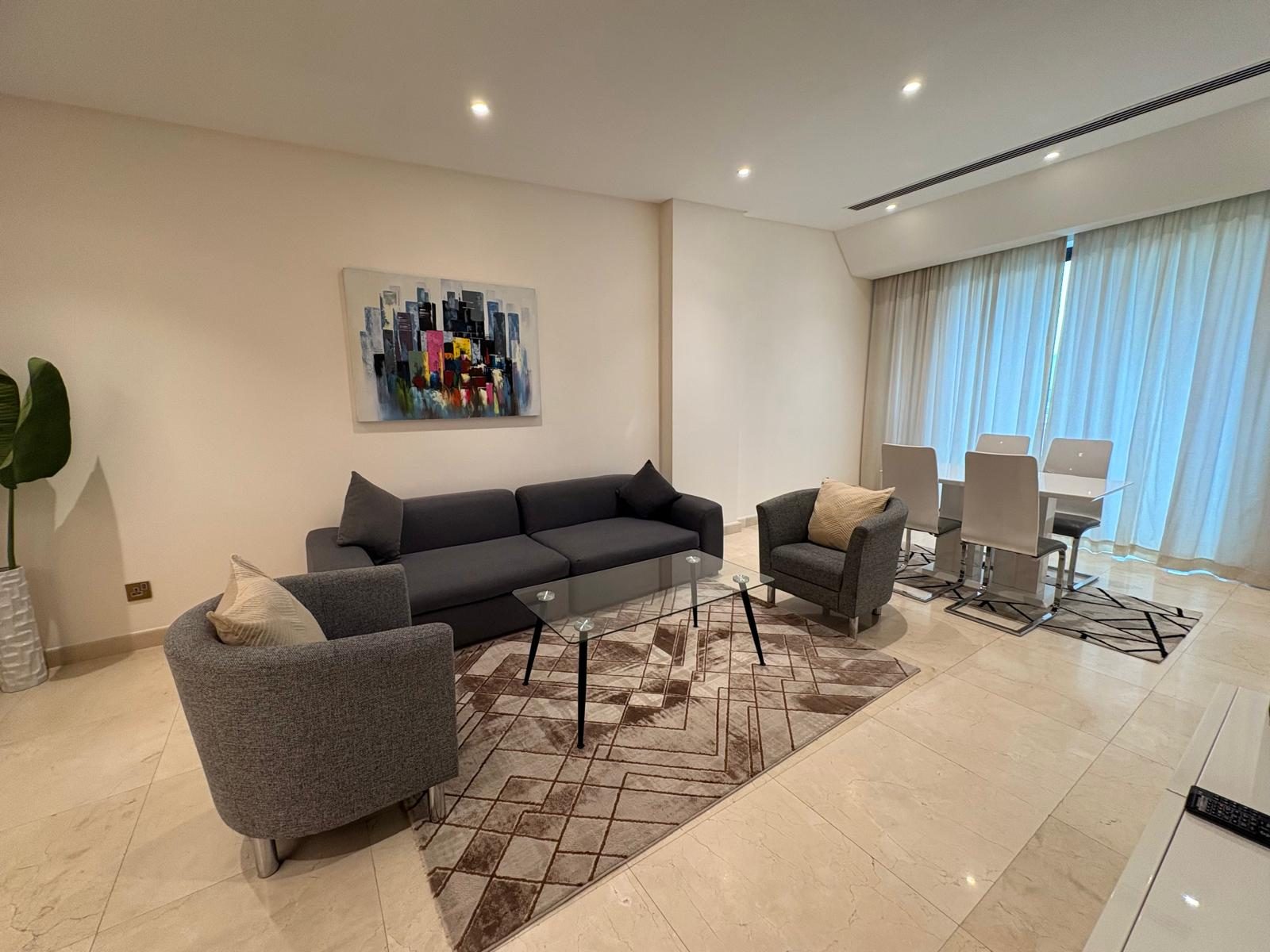 One Bedroom, Two Bathrooms, 98 sqm Apartment