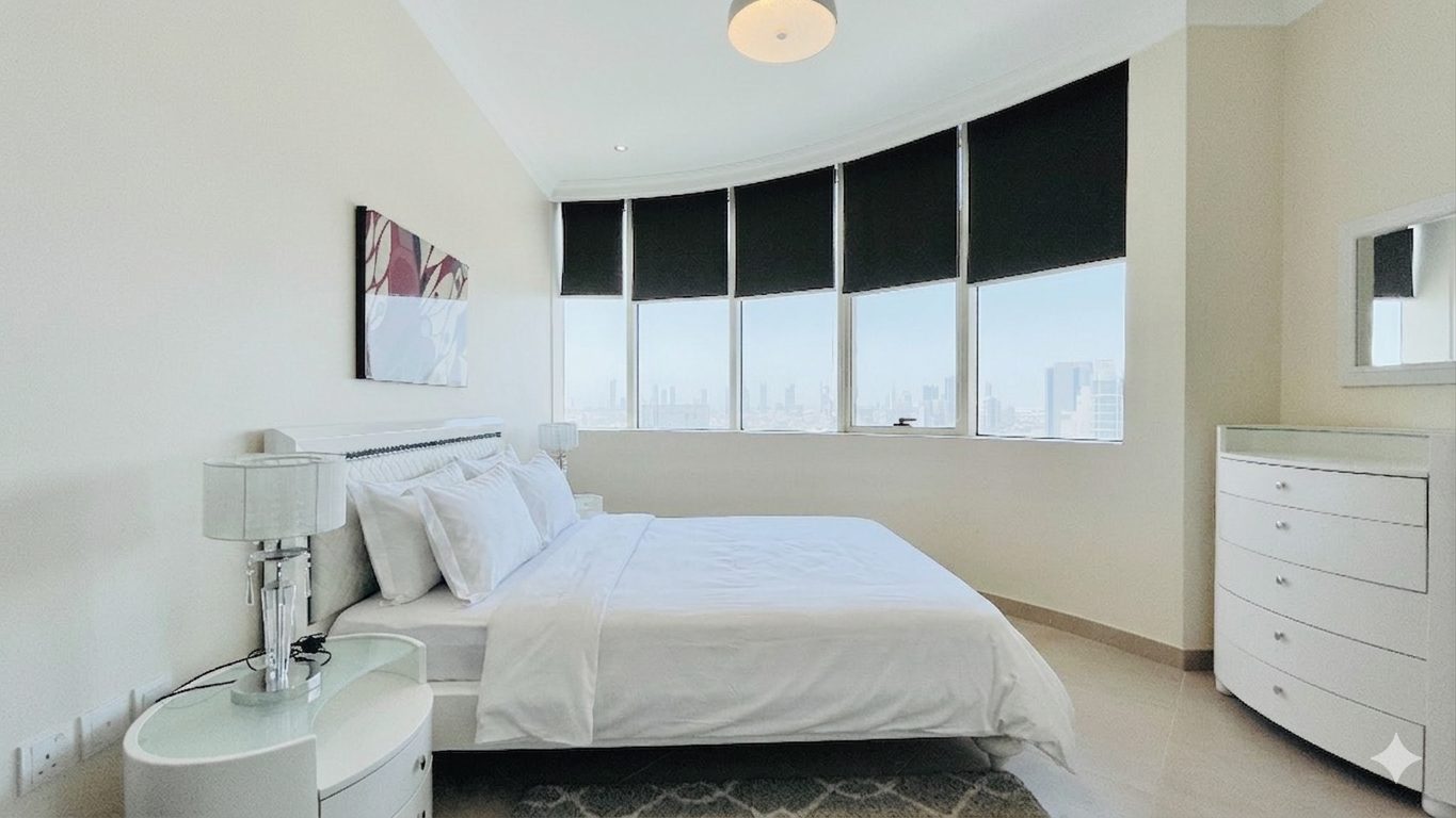 Three-Bedroom Apartment with Shared Pool and Gym