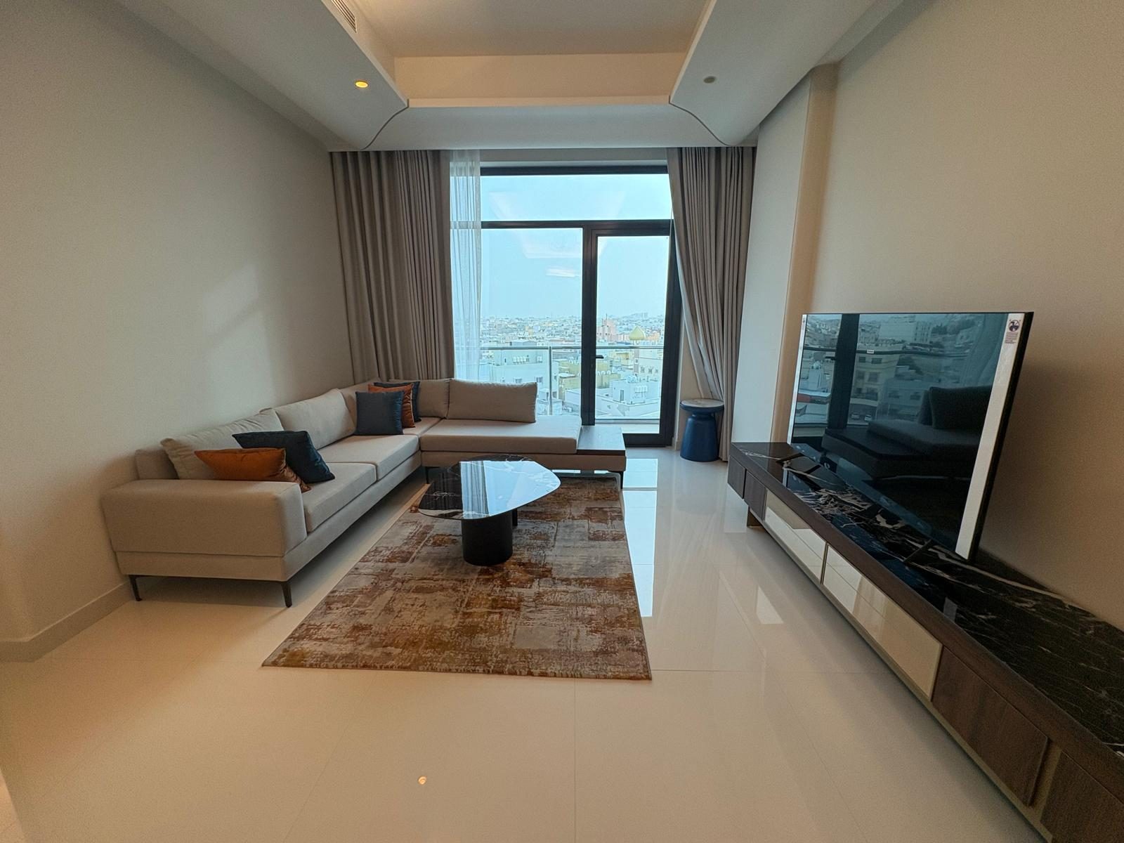 Two-Bedroom Apartment with Maid's Room and Pool