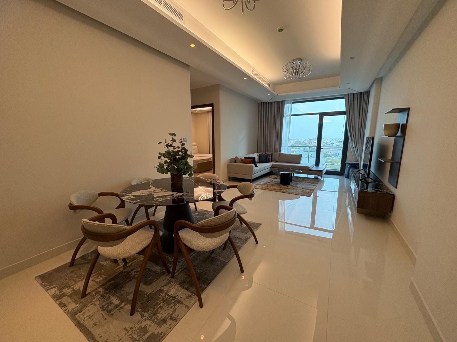 Two-Bedroom Apartment with Maid's Room and Pool