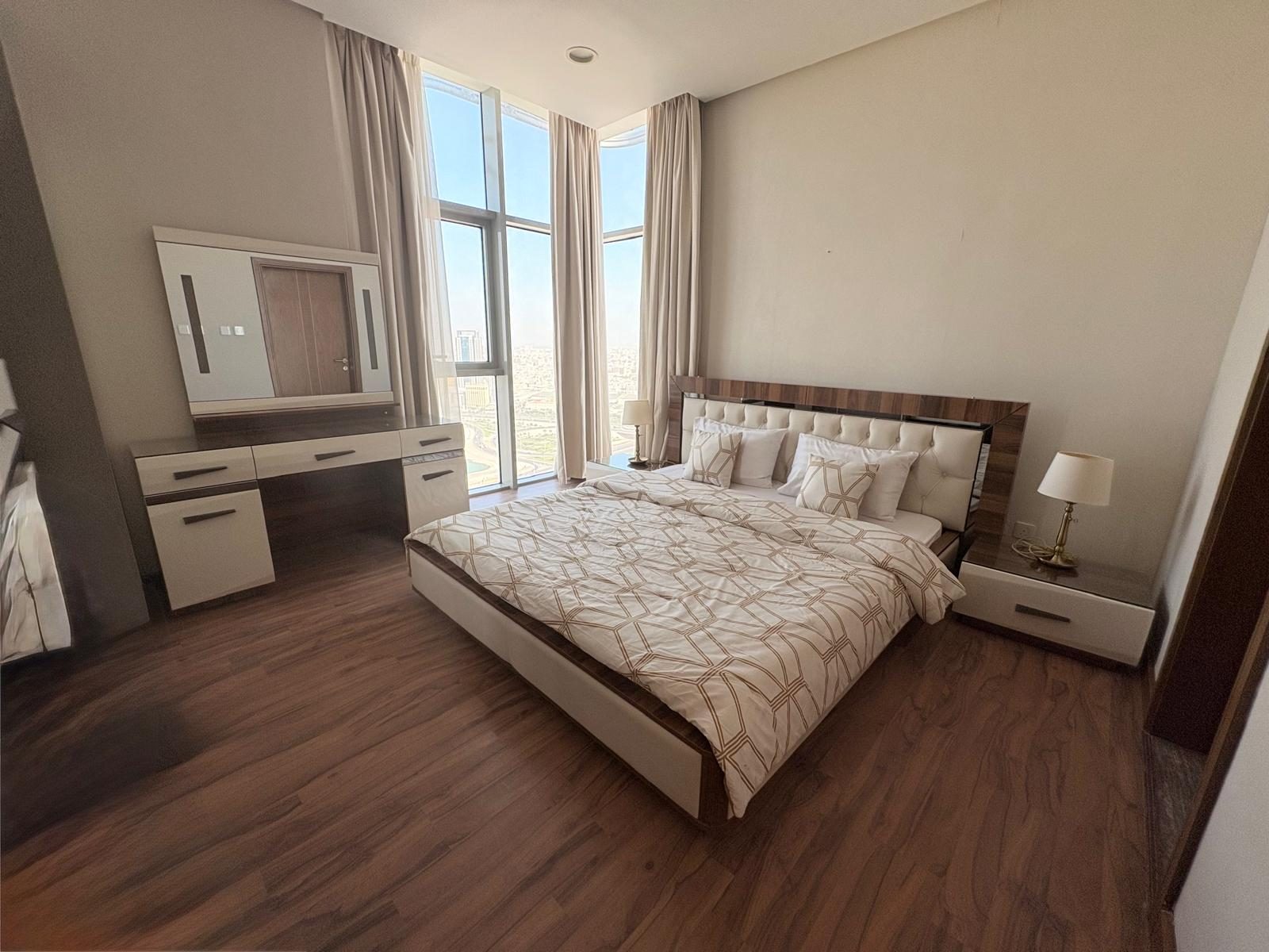 1-Bedroom Apartment with Water Views and Balcony