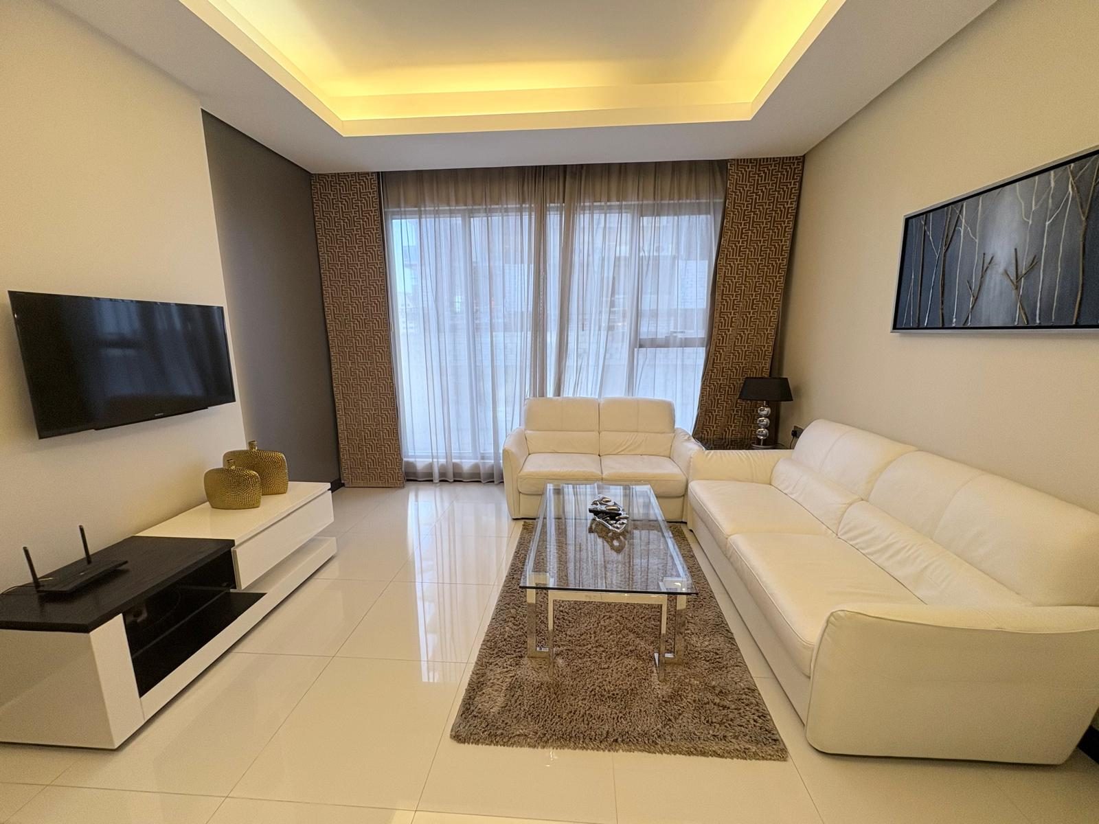 One Bedroom Apartment with Balcony and Water View