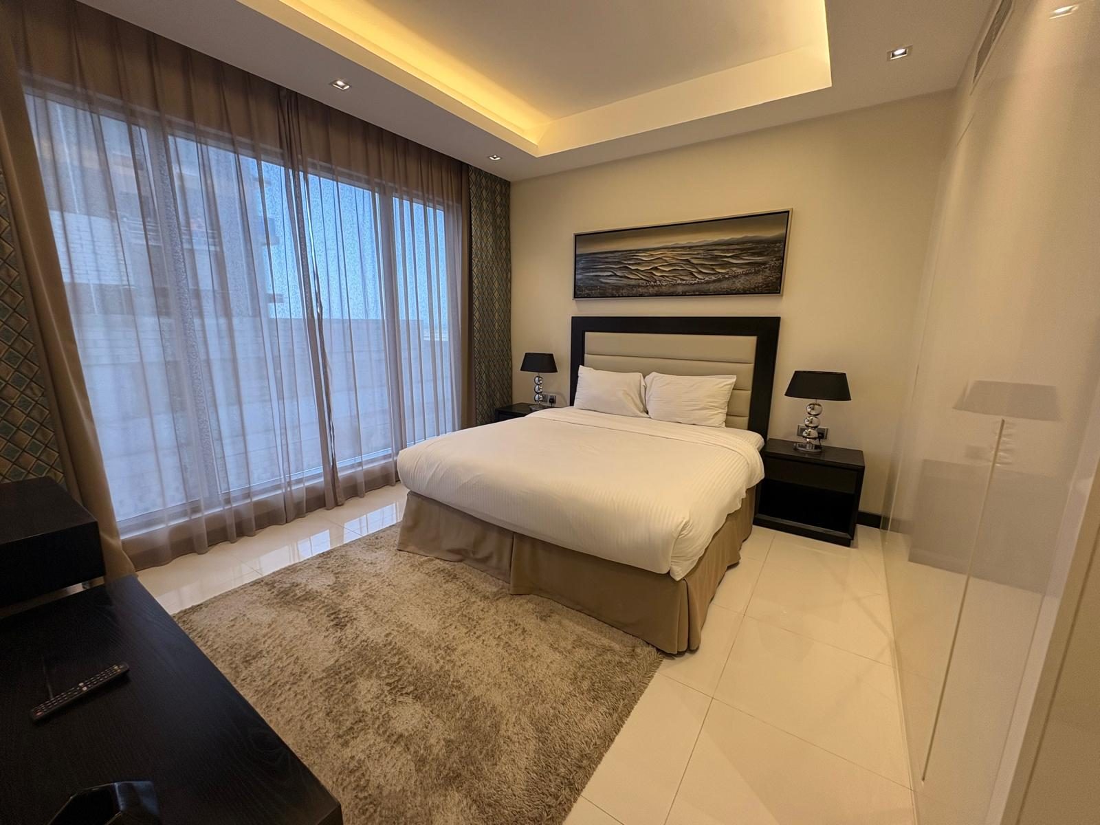 One Bedroom Apartment with Balcony and Water View