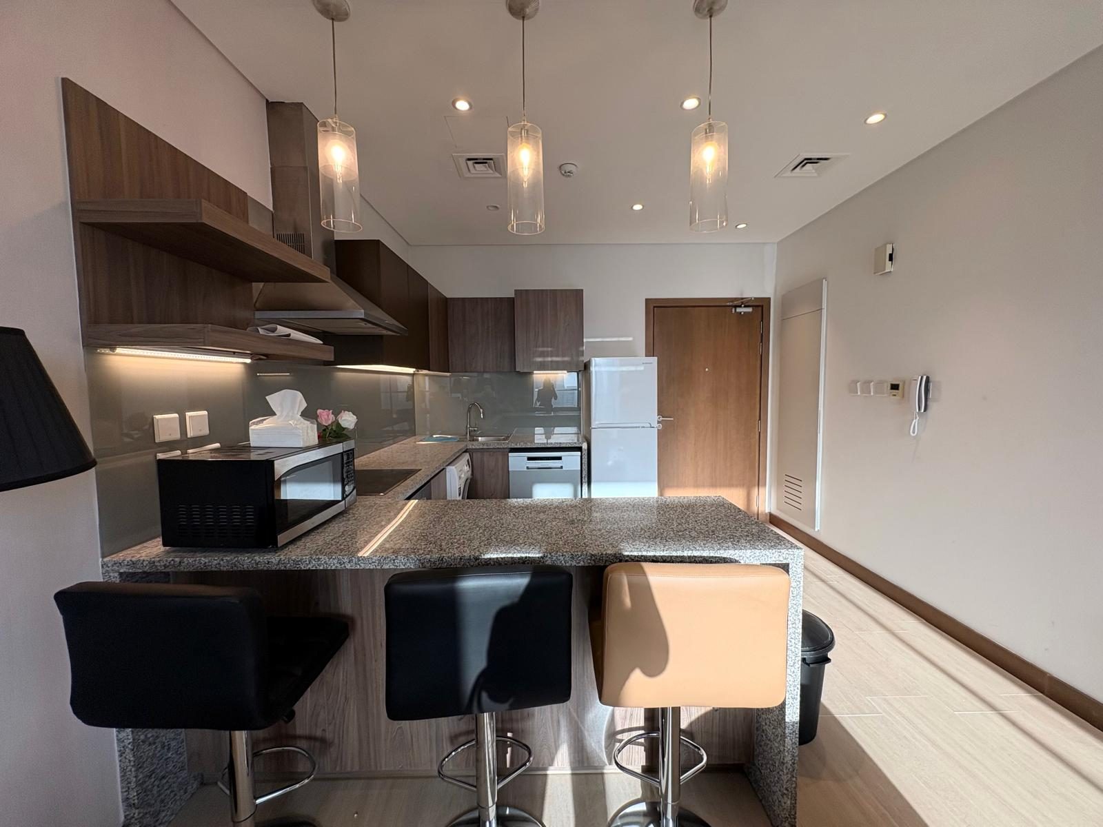 1 Bedroom Apartment with Water Views and Balcony