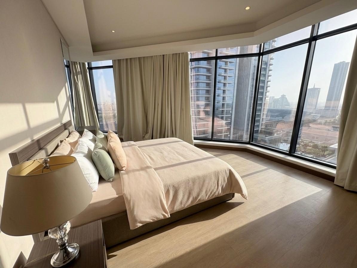 One-Bedroom Apartment with Water Views and Balcony