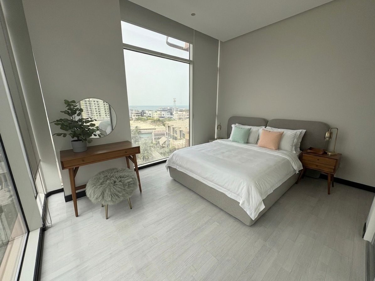 Three-Bedroom Apartment with Water Views