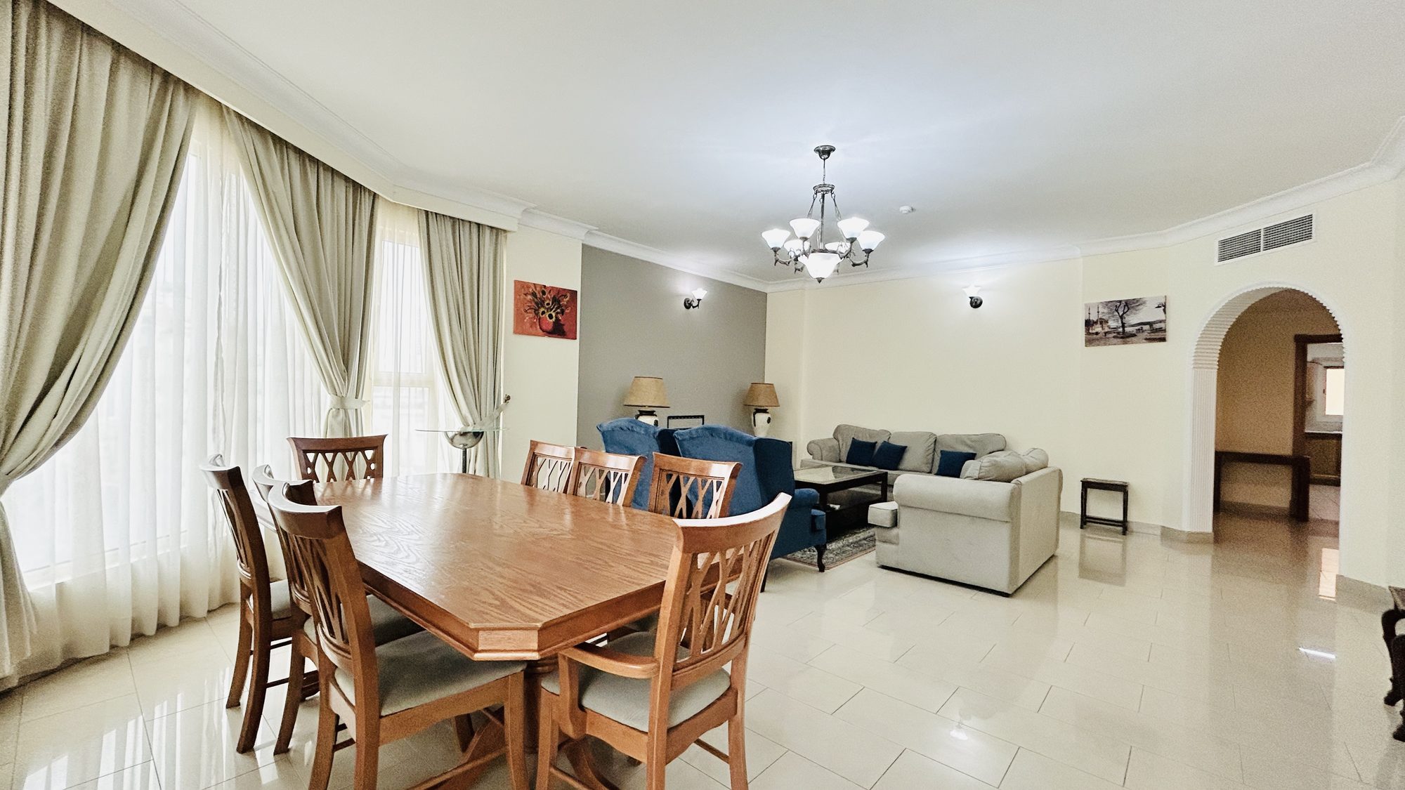 Two-Bedroom Apartment with Pool and Gym Access