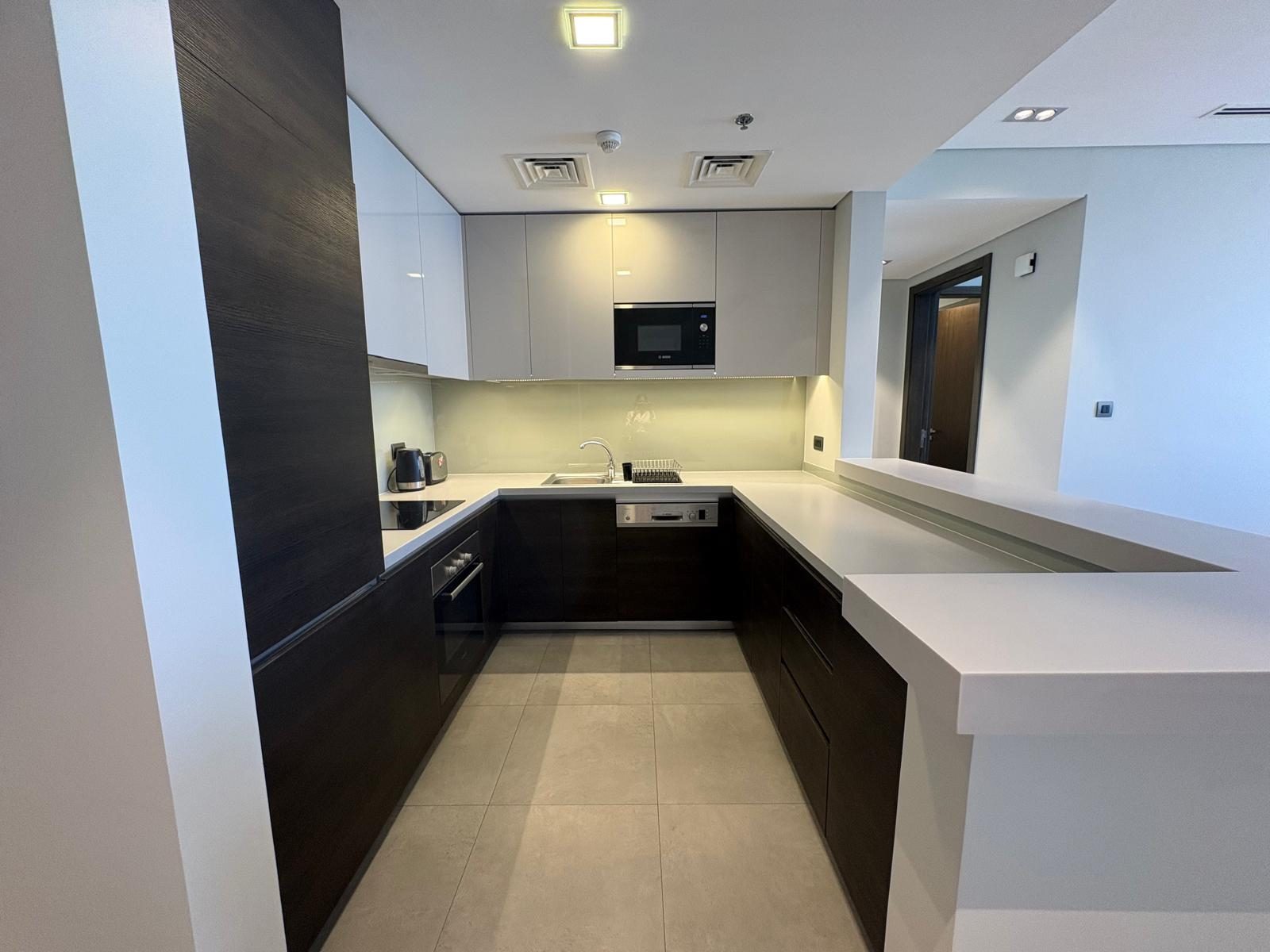 Three-Bedroom Apartment with Water Views in Seef