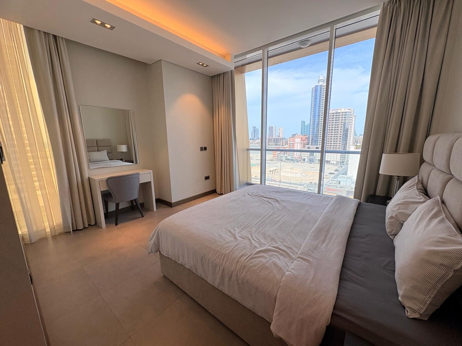 Three-Bedroom Apartment with Water Views in Seef