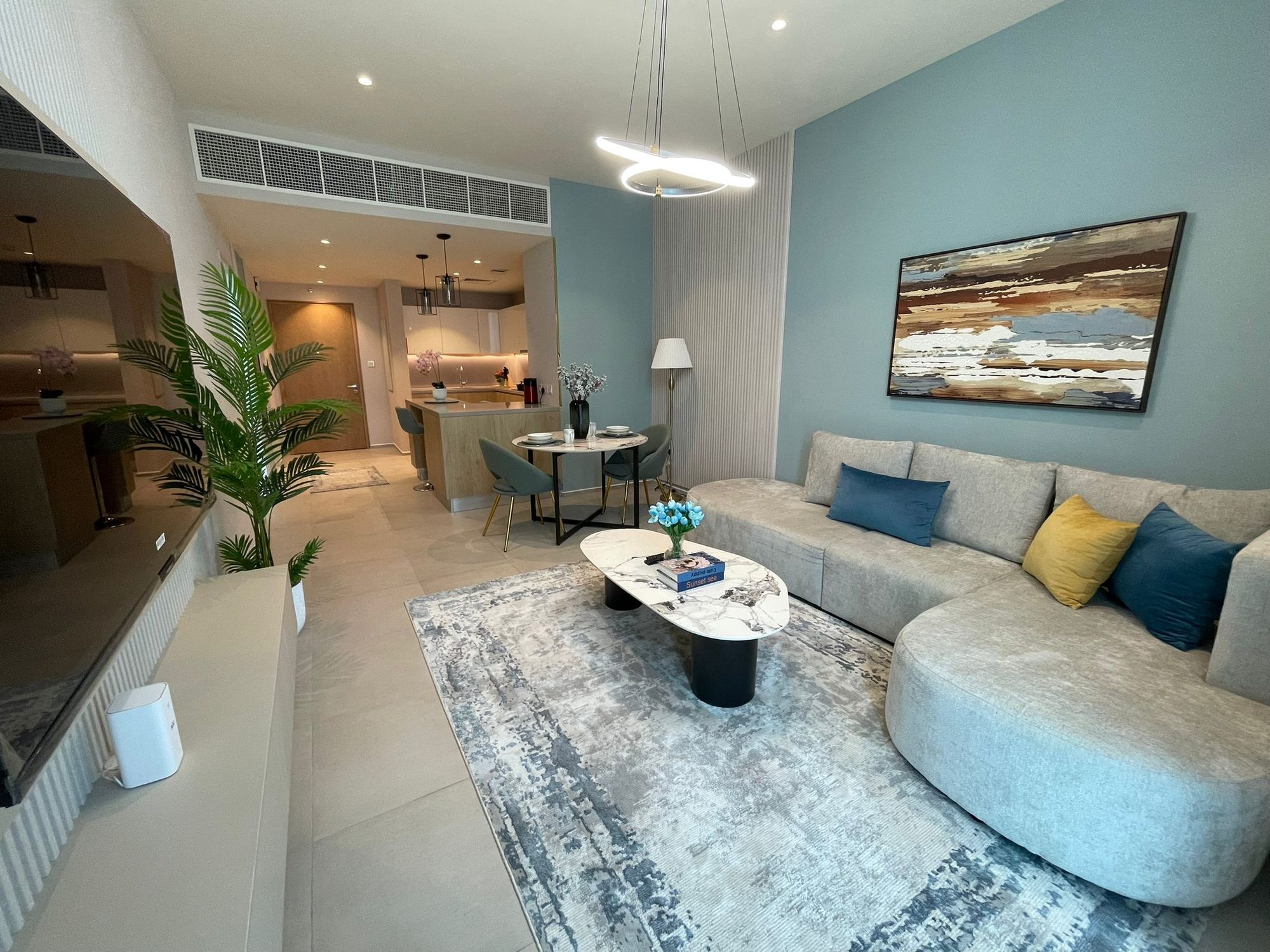 One-Bedroom Apartment with Dual Bathrooms in Seef