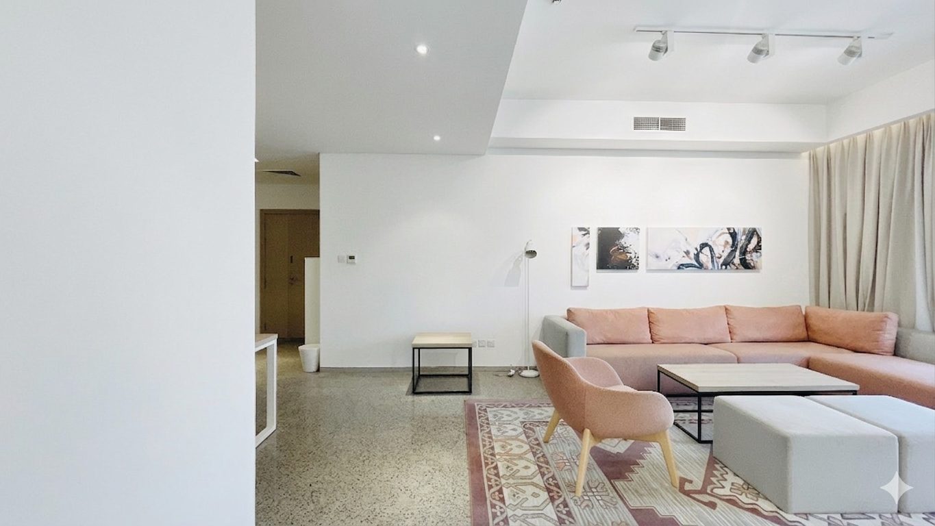 One-Bedroom Apartment with Two Bathrooms