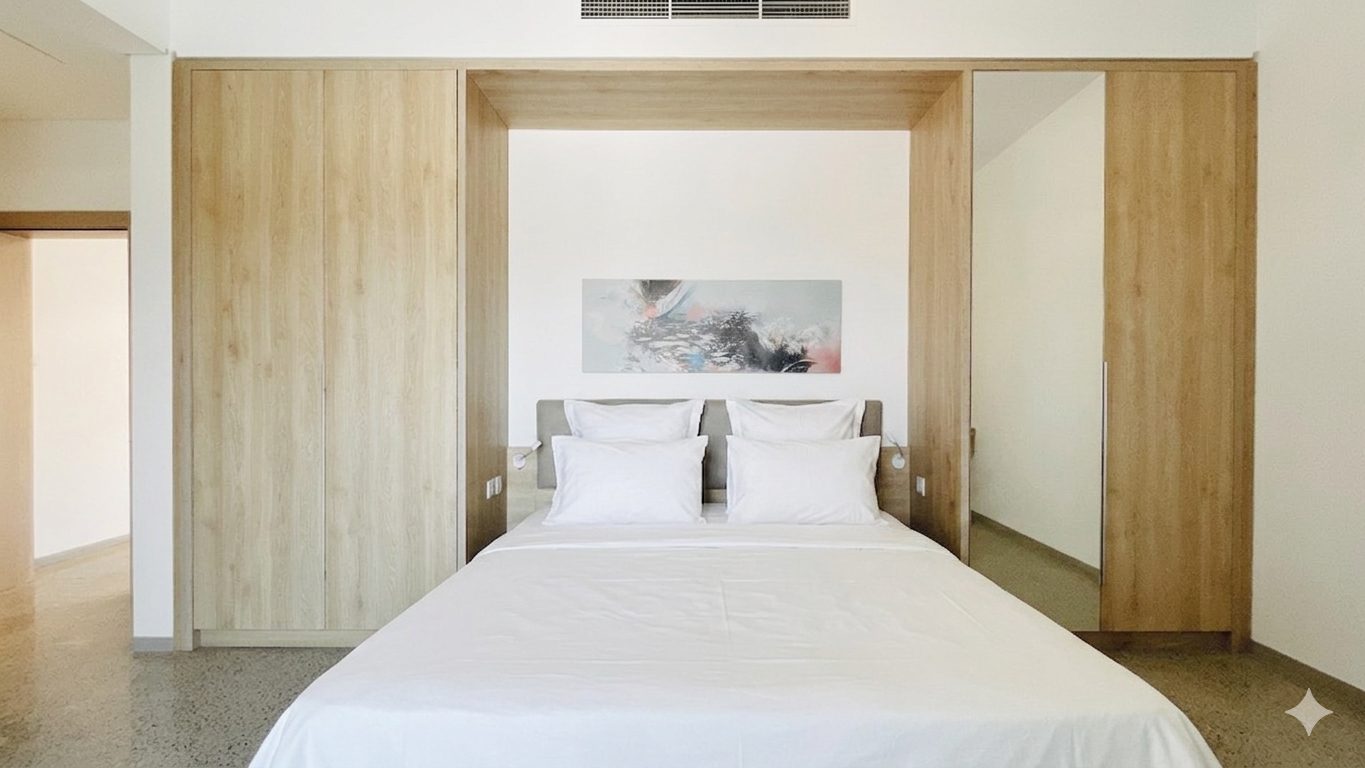 One-Bedroom Apartment with Two Bathrooms